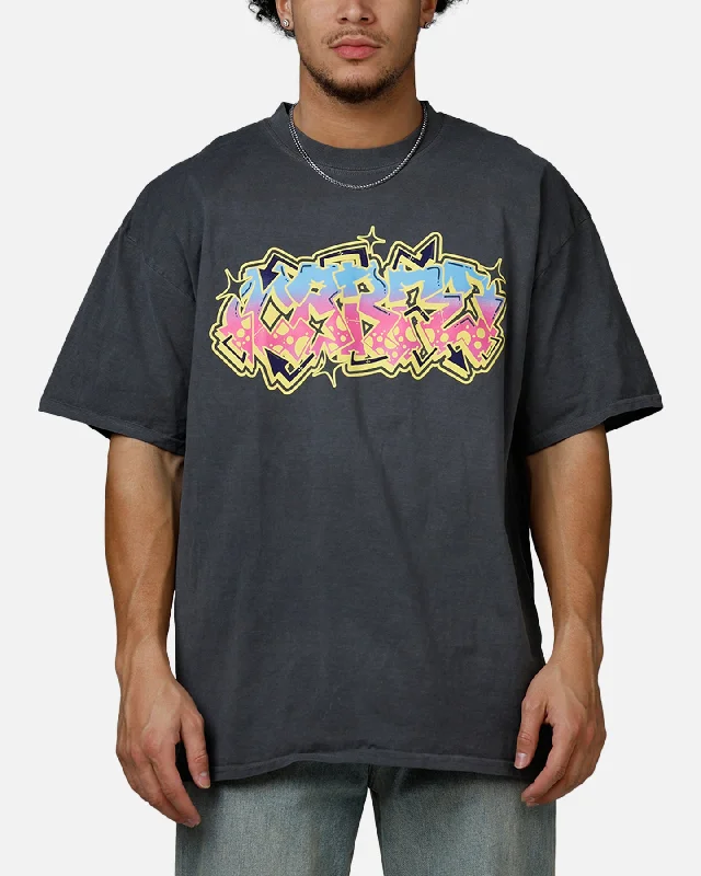 Carre Vandalize Drop T-Shirt Washed Charcoal