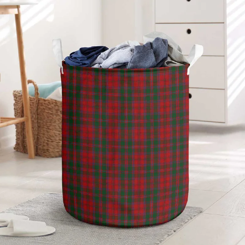 Dundas Red Tartan Laundry Basket