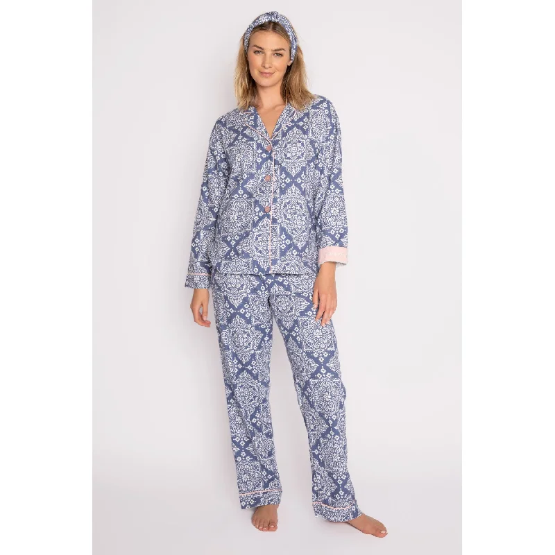 PJ Salvage Country Rose Flannel PJ Set Trendy pajama sets for women