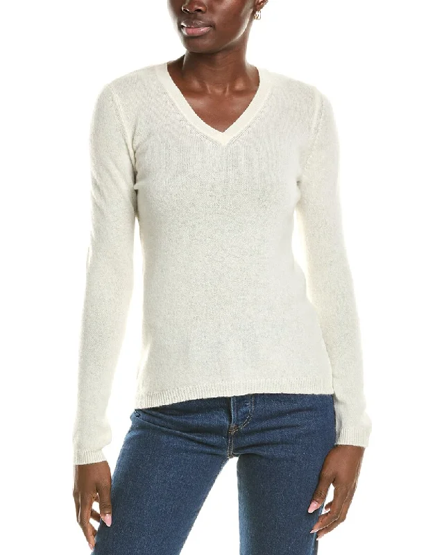 Forte Cashmere V-Neck Cashmere Sweater Layering sweaters