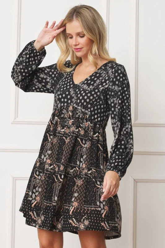 Surplice Peasant Sleeve Midi Dress Strapless midi dresses