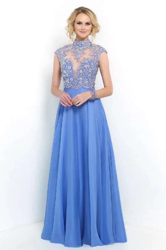 Blush by Alexia Designs - 9967SC Cap Sleeve Beaded High Halter Dress Discounted unclassified dresses Blush by Alexia Designs - 9967SC Cap Sleeve Beaded High Halter Dress Discounted unclassified dresses