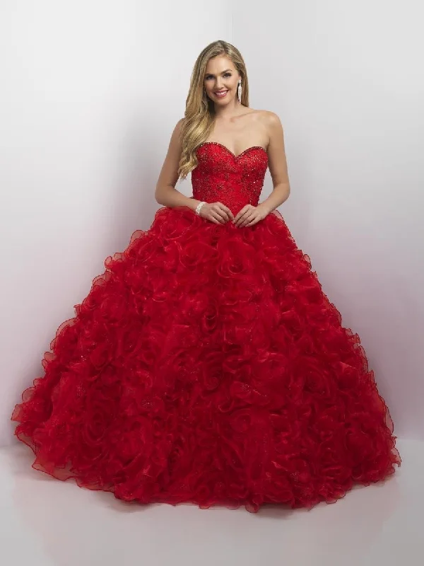 Blush by Alexia Designs - Q175SC Strapless Ruffle-Ornate Ballgown High-end unclassified dresses Blush by Alexia Designs - Q175SC Strapless Ruffle-Ornate Ballgown High-end unclassified dresses