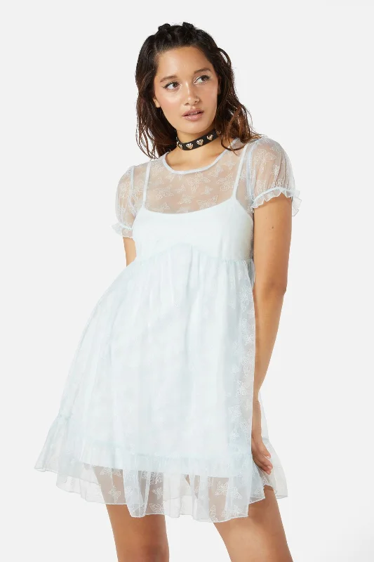 Butterflies On The Wall Mesh Dress Luxury unclassified dresses