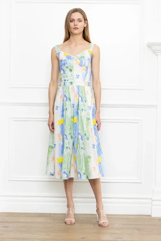 Watercolor Sundress High-end unclassified dresses