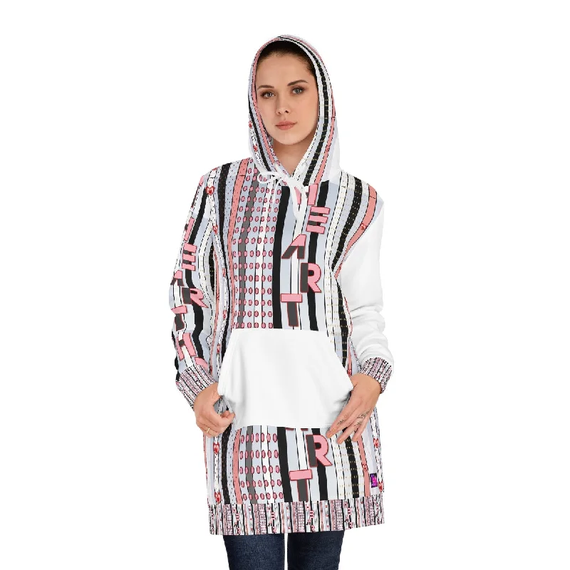 Women's Hoodie Dress (AOP) HEART Popular unclassified dresses