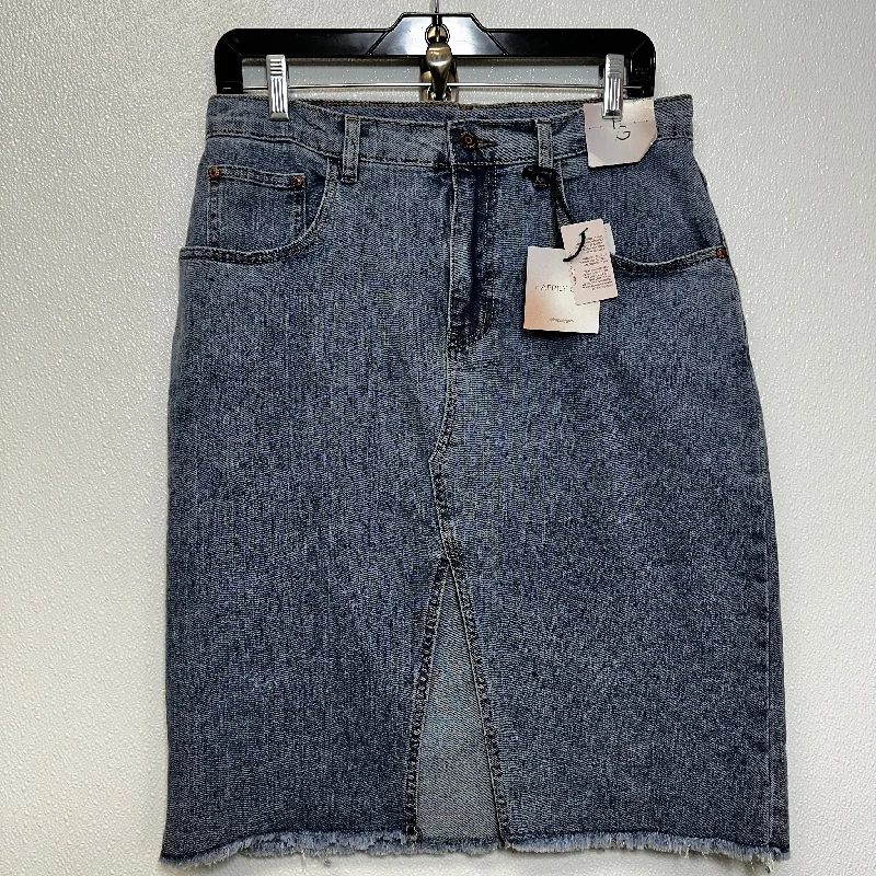 Denim Skirt Mini & Short Happily Grey, Size M High-Waisted Mini Skirt