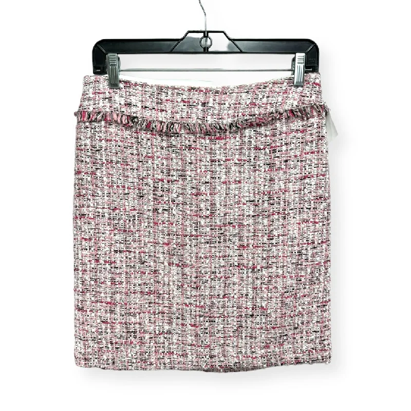 Pink Skirt Mini & Short White House Black Market, Size 4 Casual Skater Skirt